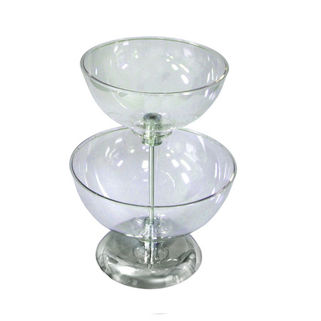 AZAR DISPLAYS Two-Tier 10" & 12" Bowl Counter Display 720204